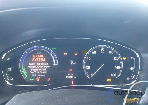 2021 Honda Accord Hybrid Touring из США, поврежденный, VIN 1HGCV3F93MA000789